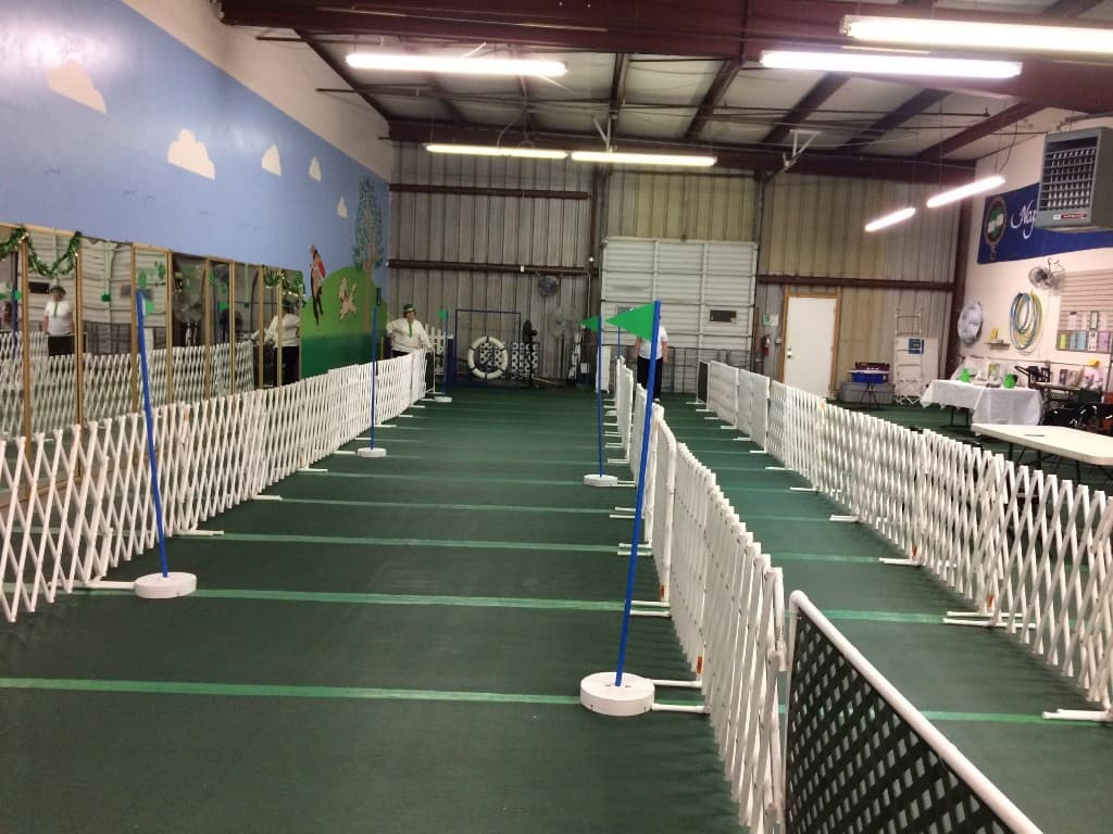 Training lanes inside the NVDTC facility
